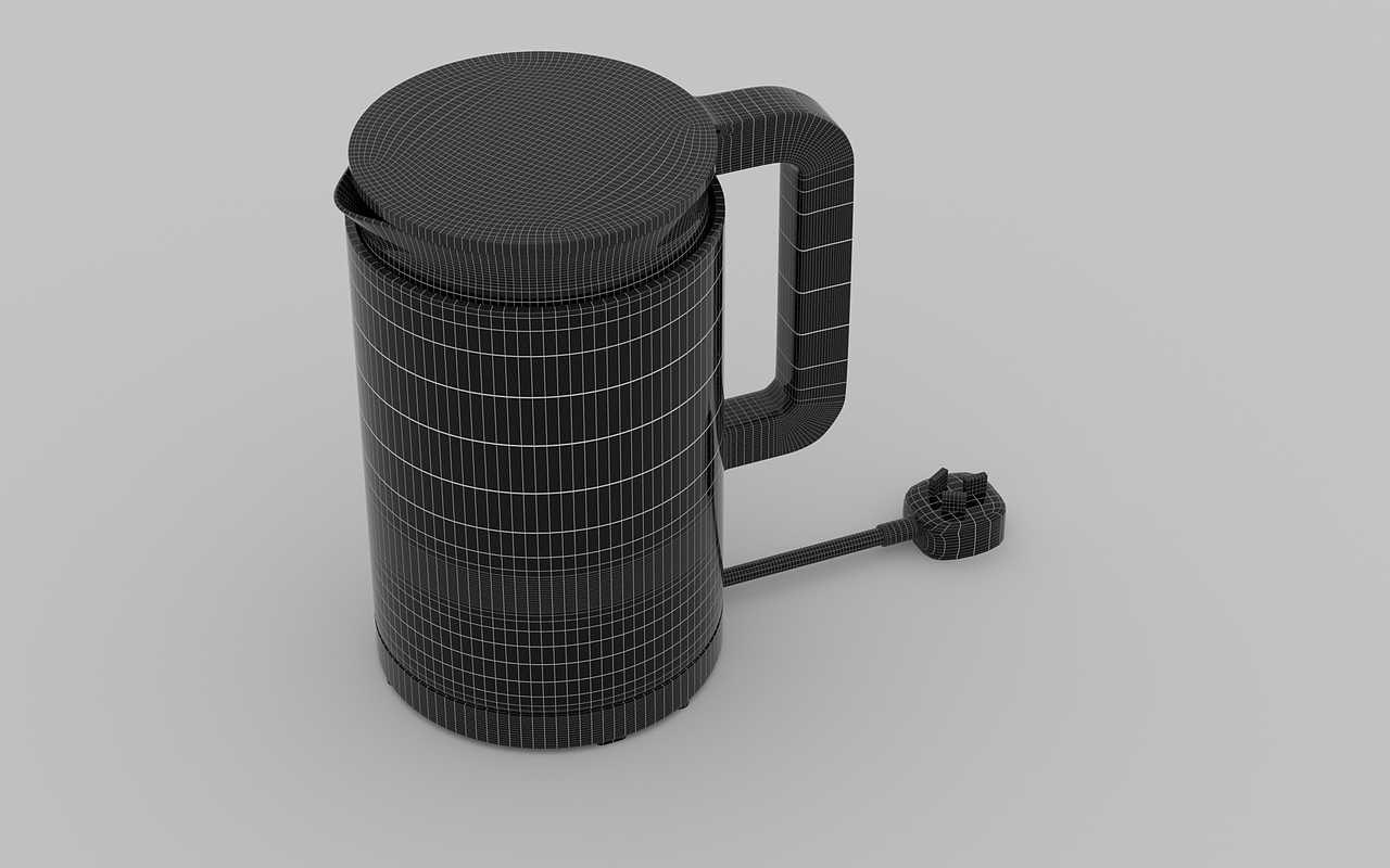 每日一模 - 14 - 【小米水壶】|三维|产品|zw一天_原创作品-站酷zcool