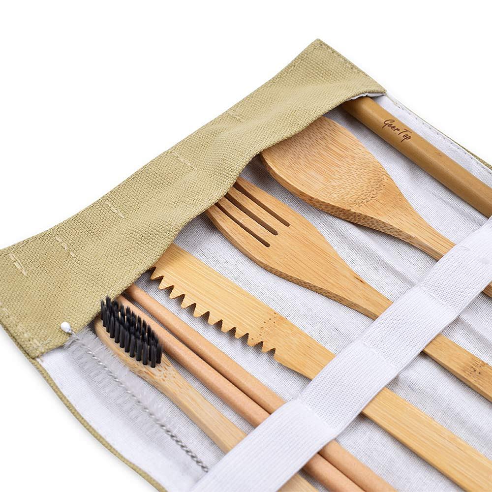竹制餐具套装