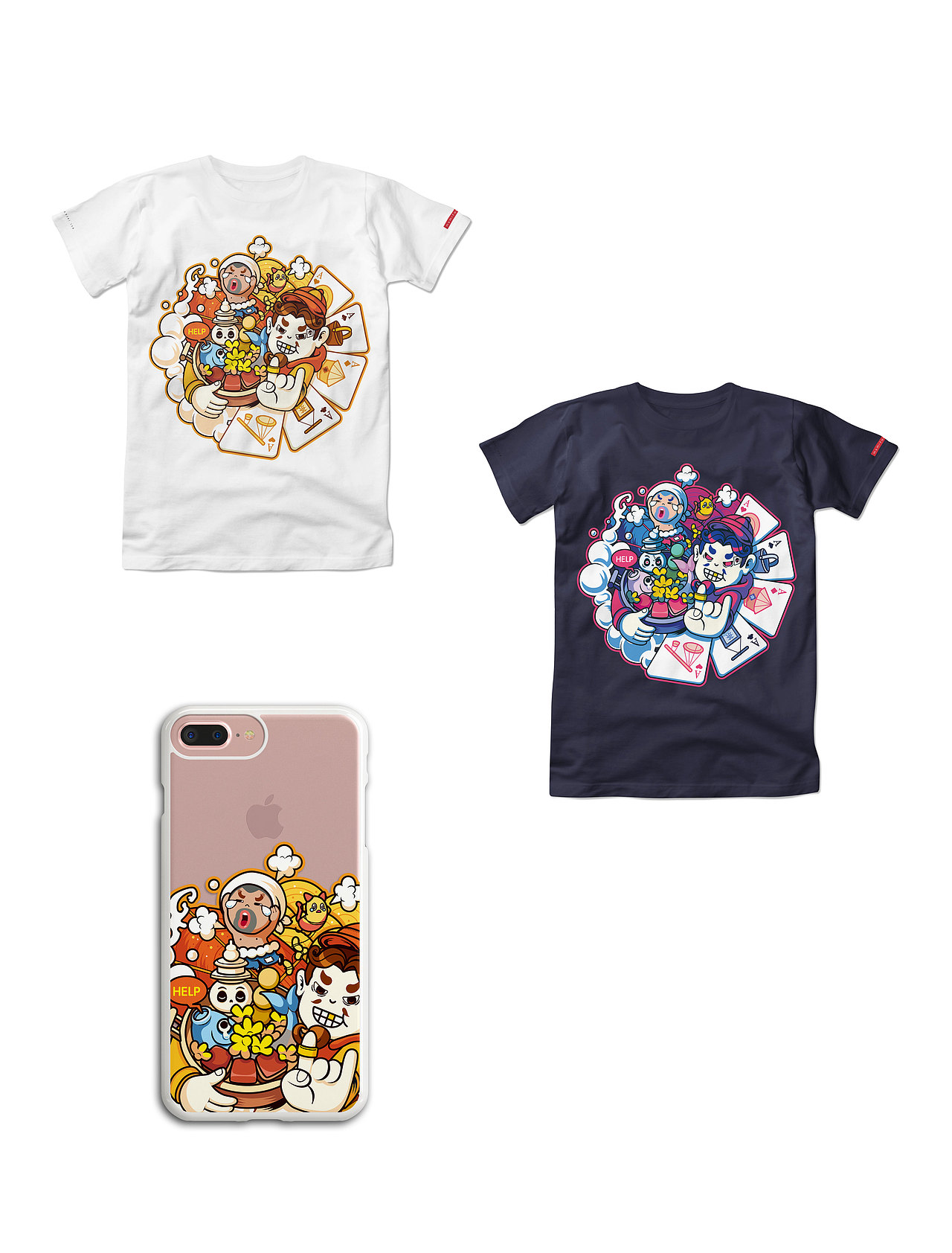 “眼花落花猫拖酱瓜“斗地主衍生品设计