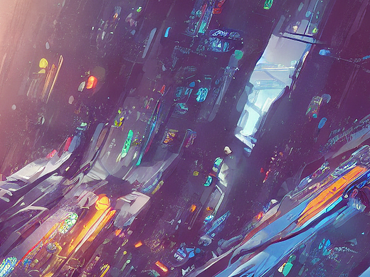 #AI创作实验室#你好，未来（个人主页-ZNjI0OTI1MzI=） - AI作品 - 站酷设计师走进你的小星立原创素材 - 站酷ZCOOL