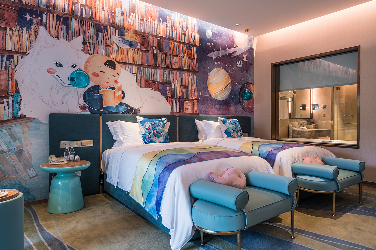 槿纹新作 | 峨眉山悟啦啦亲子酒店（图ZMTQ4MjA0ODQ0） - 家装设计 - 站酷设计师槿纹设计原创素材 - 站酷ZCOOL