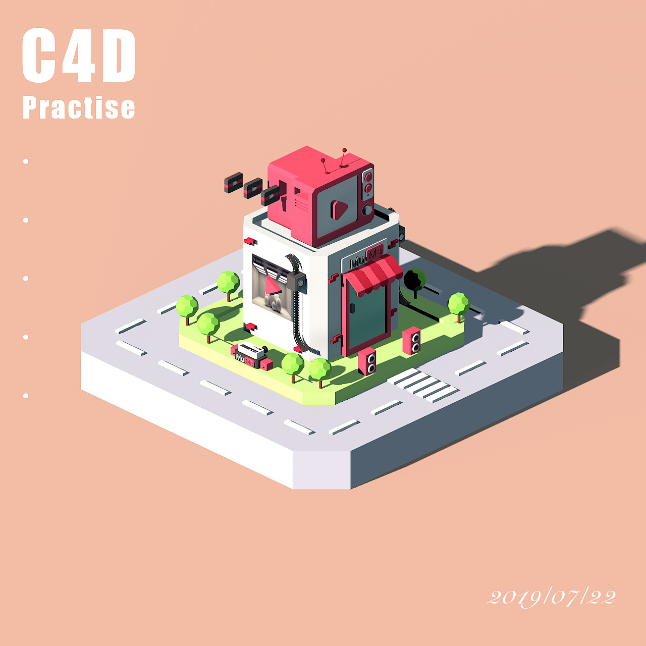 C4D和AE临摹作品