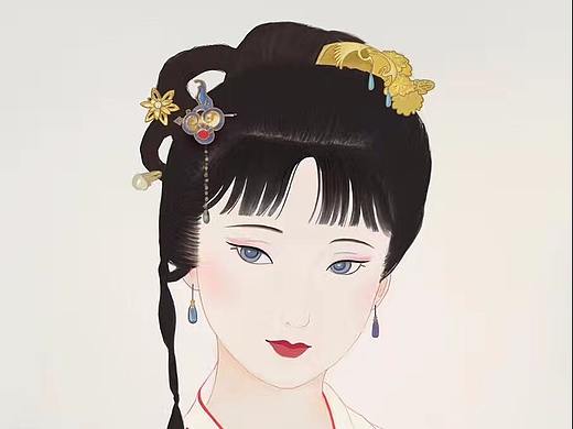 林黛玉（个人主页-ZMjQ0MTk3MTY=） - 创作习作 - 站酷设计师Gin_ny原创素材 - 站酷ZCOOL