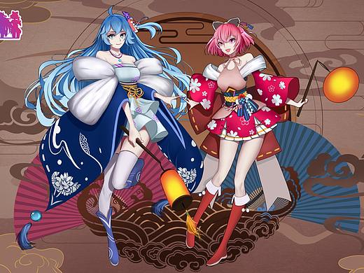 燈籠二人組（個(gè)人主頁(yè)-ZNDMzMzQ5OTY=） - IP形象 - 站酷設(shè)計(jì)師噠啦噠啦丑丑原創(chuàng)素材 - 站酷ZCOOL