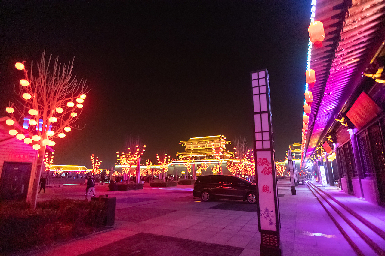 过年魏祠看花灯