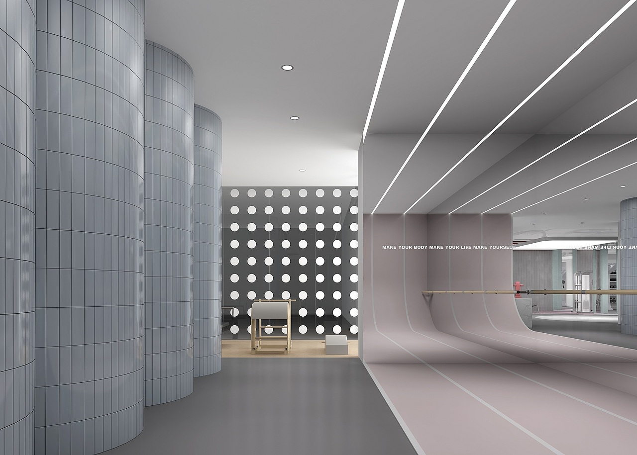 明烨天空-健身房效果图表现项目（图ZMTM3NTIxNzQw） - 家装设计 - 站酷设计师明烨天空小尹原创素材 - 站酷ZCOOL