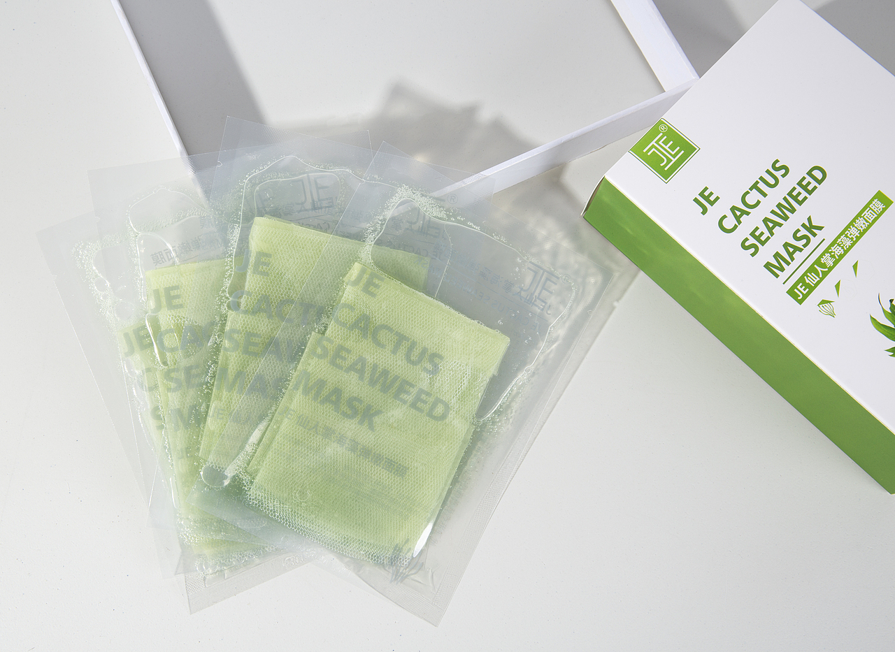 je仙人掌海藻弹嫩面膜