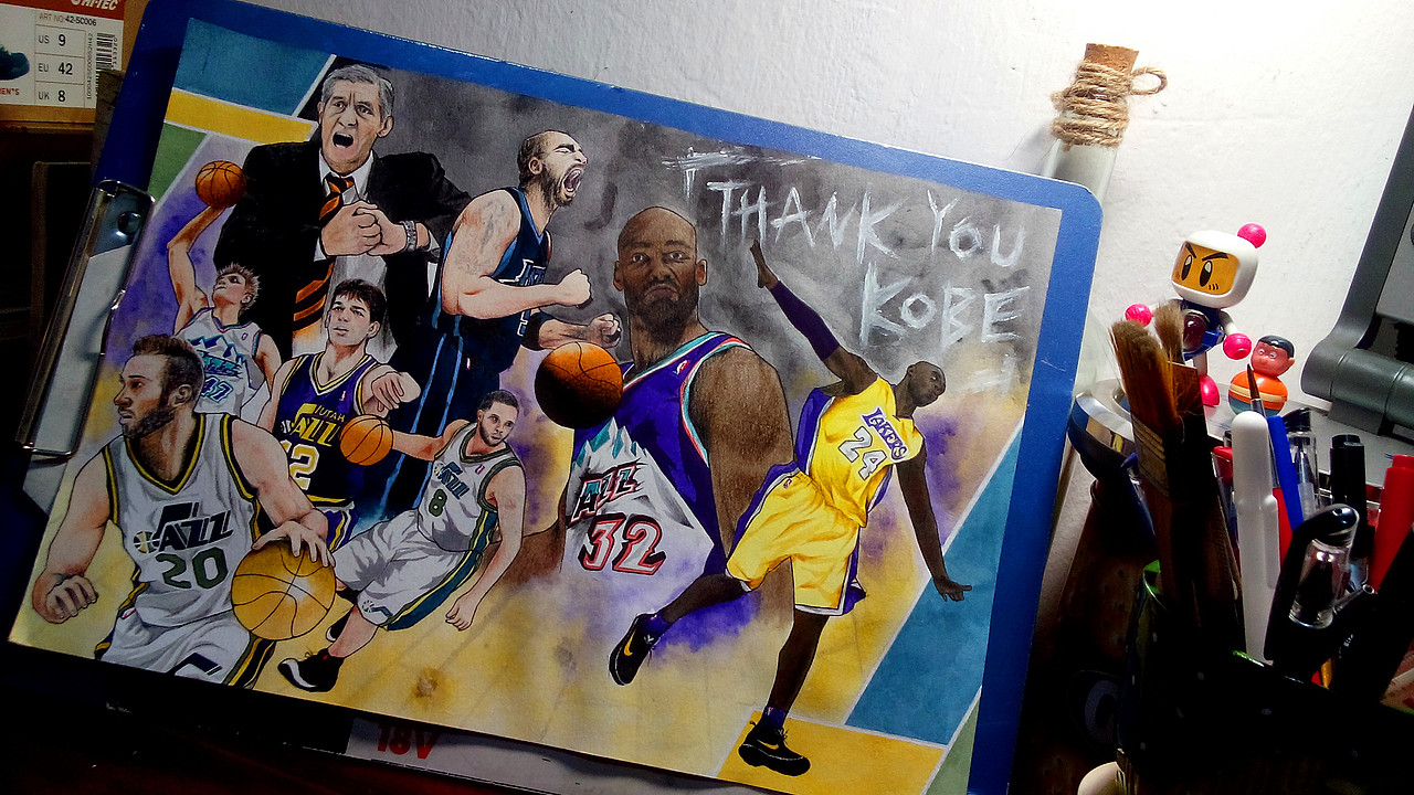 曼走科比  再见青春