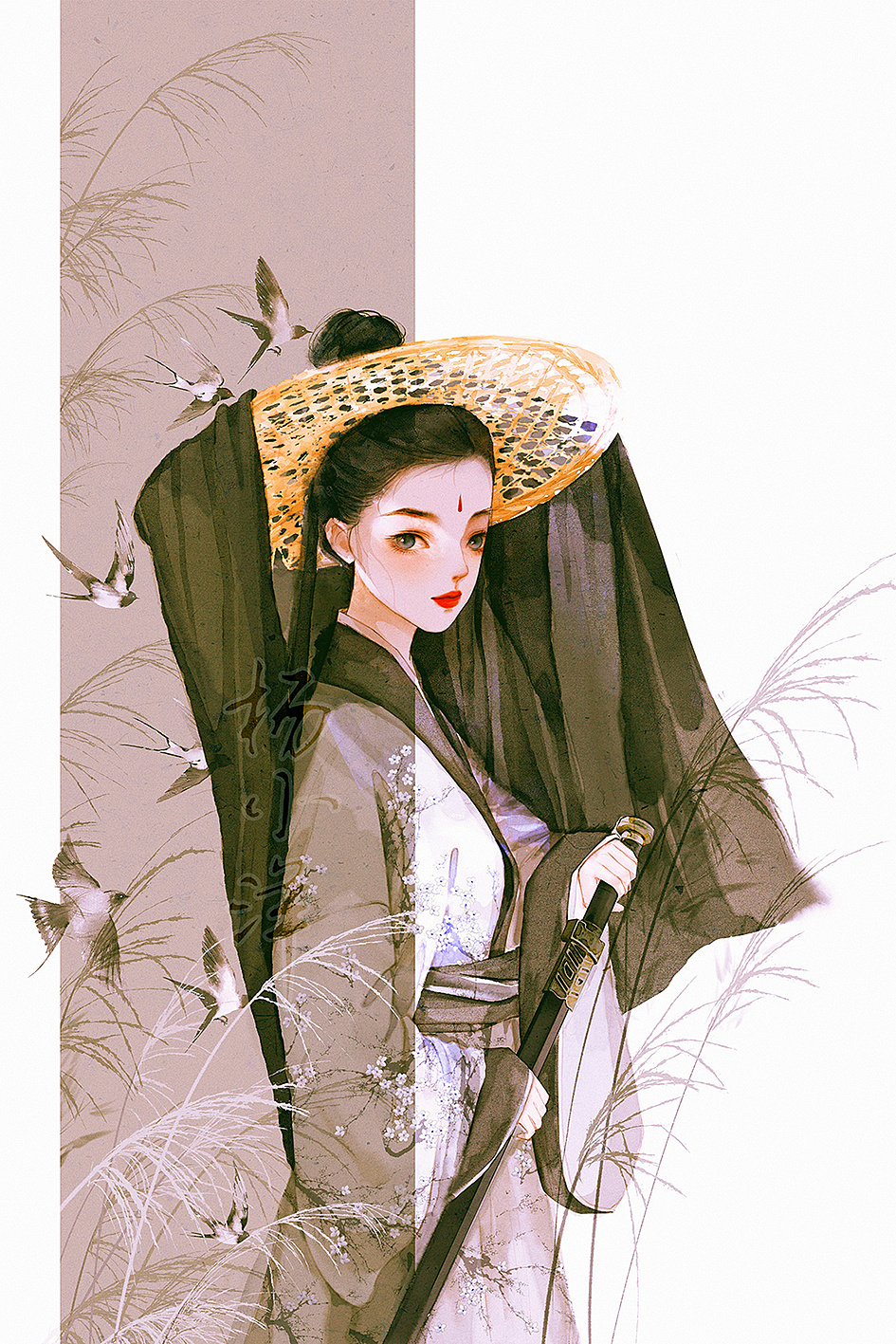 板绘|古风美人|插画|艺术插画|杨小洋插画 - 原创作品 - 站酷 (zcool)