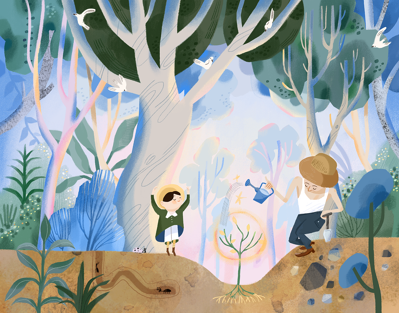 桃花心木林清玄散文集配图