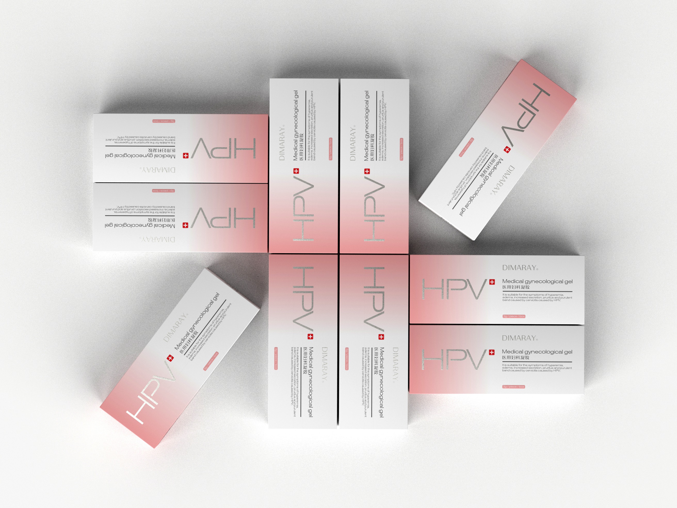 抗hpv医用妇科凝胶包装盒设计-悟杰品牌视觉设计_悟杰品牌视觉设计
