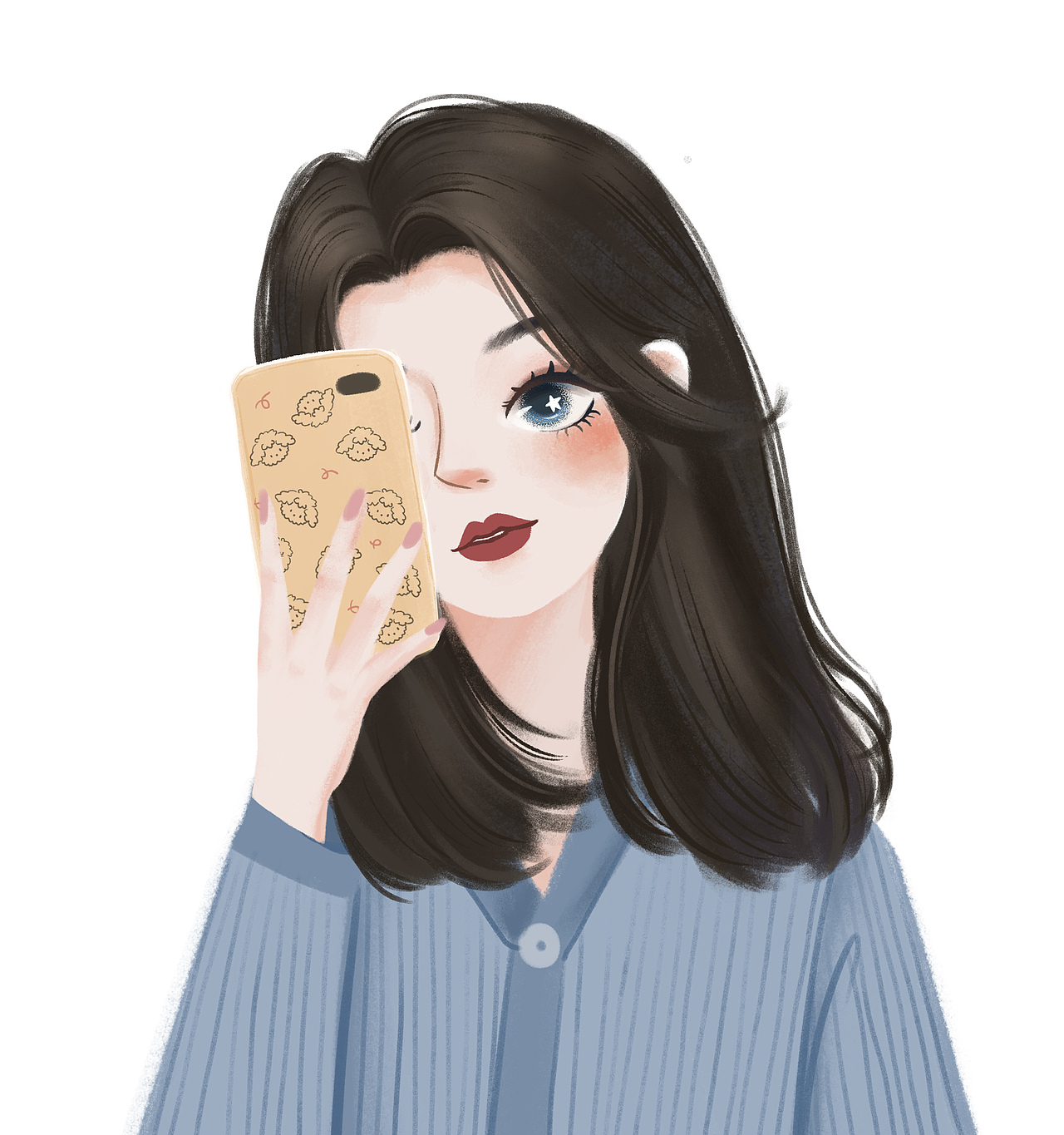 人物插画头像（图ZMjk2Njc4MjUy） - 商业插画 - 站酷设计师插画师太阳原创素材 - 站酷ZCOOL