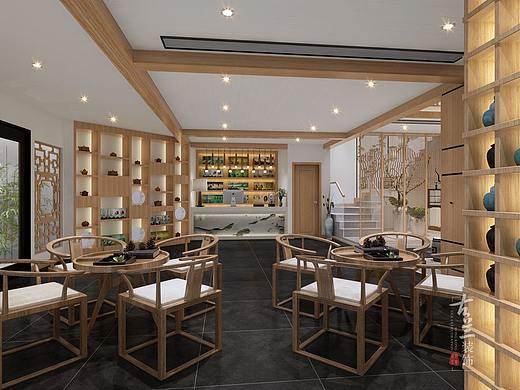 遂宁龙润茶府茶楼（天府店）设计效果展示