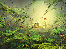 #站酷梦笔#奇异发光植物