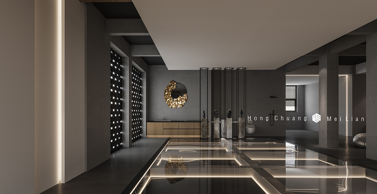 鸿创设计 | 长沙工艺展厅（图ZMTc4OTI1MjQ4） - 家装设计 - 站酷设计师空间本深设计原创素材 - 站酷ZCOOL