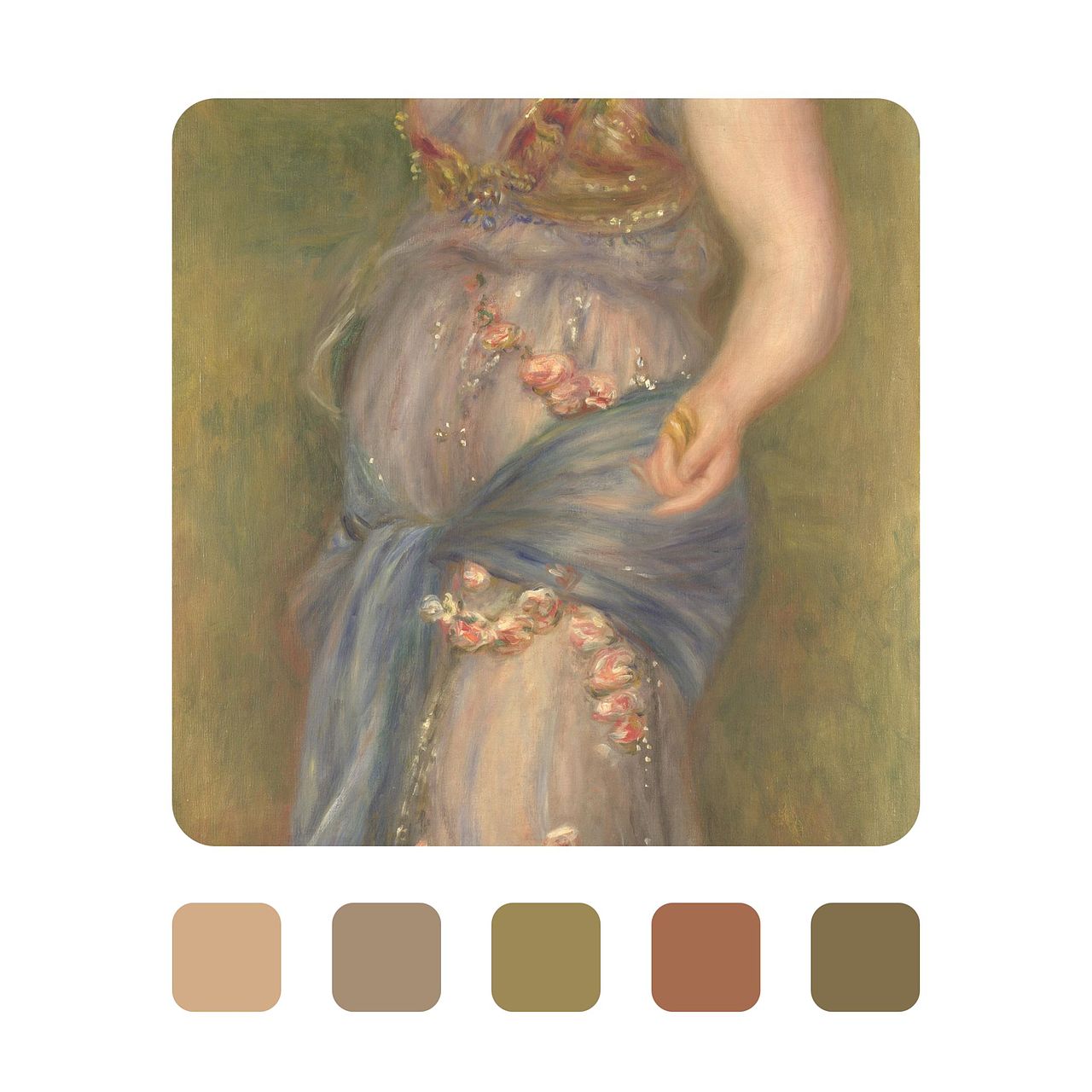 治愈系配色|雷诺阿的明媚