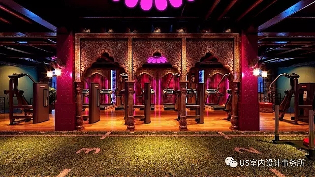 健身房设计 健身房案例 10种风格分享 2018（图ZMTQ1MTg0NTM2） - 家装设计 - 站酷设计师US健身空间设计原创素材 - 站酷ZCOOL