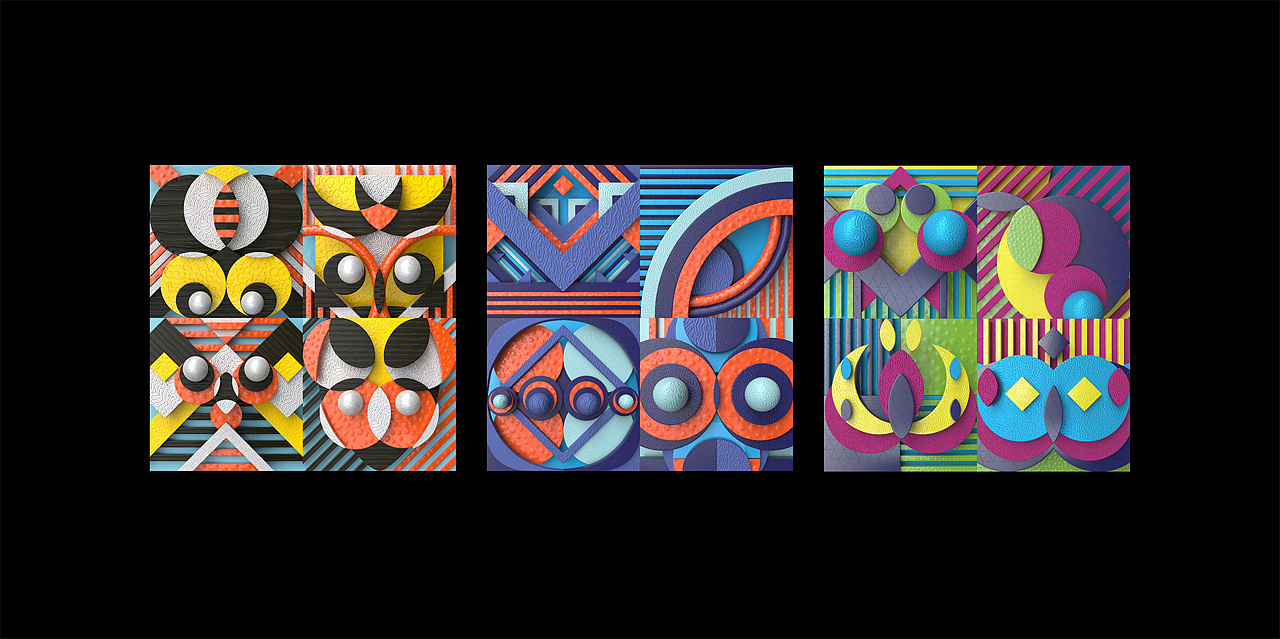 哈萨克民族创新图案设计