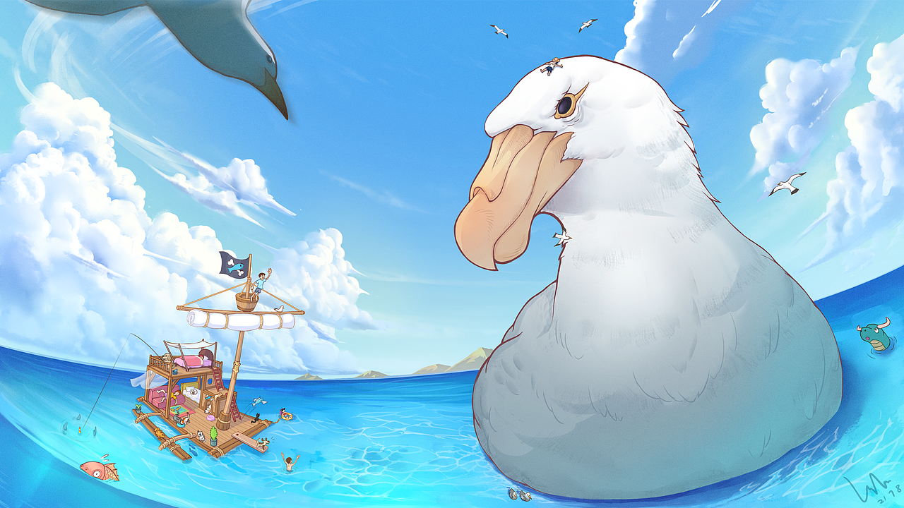 夏日幻想（图ZMjYzMzAwNDk2） - 创作习作 - 站酷设计师啊炜炜仔原创素材 - 站酷ZCOOL