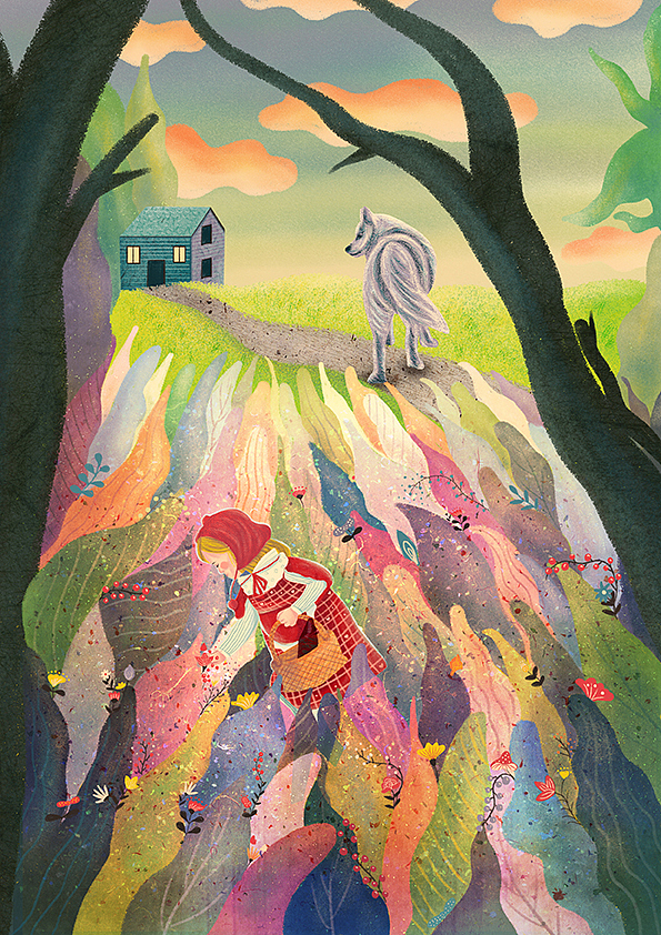 5 2020上半年习作—《格林童话》系列10篇|插画|儿童插画|玖圆子