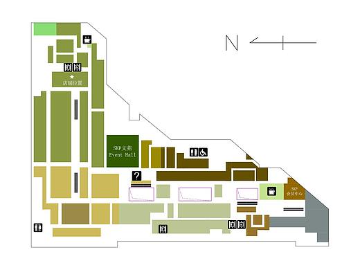 公司在SKP的位置
