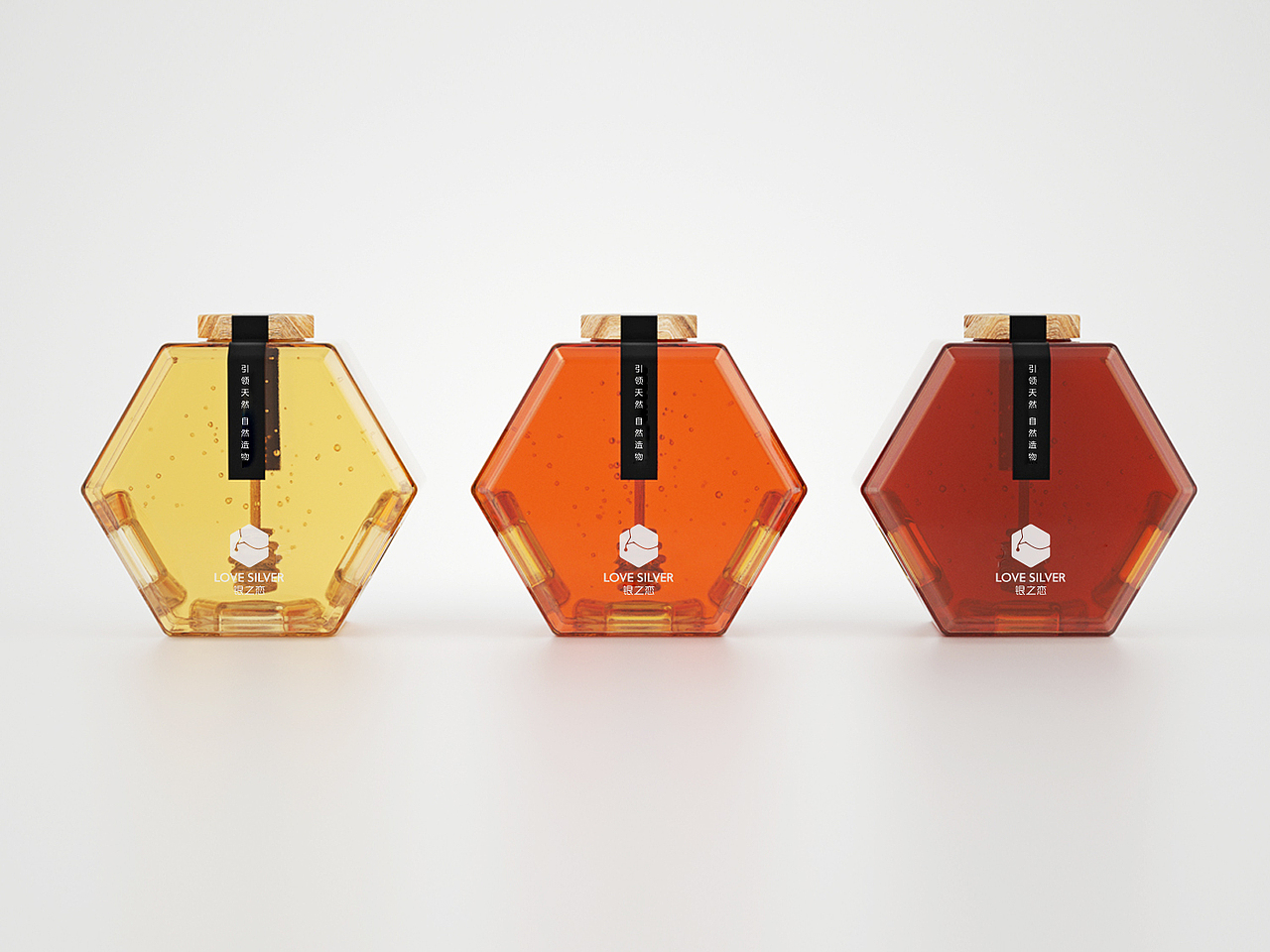 银之恋 蜂蜜logo 包装