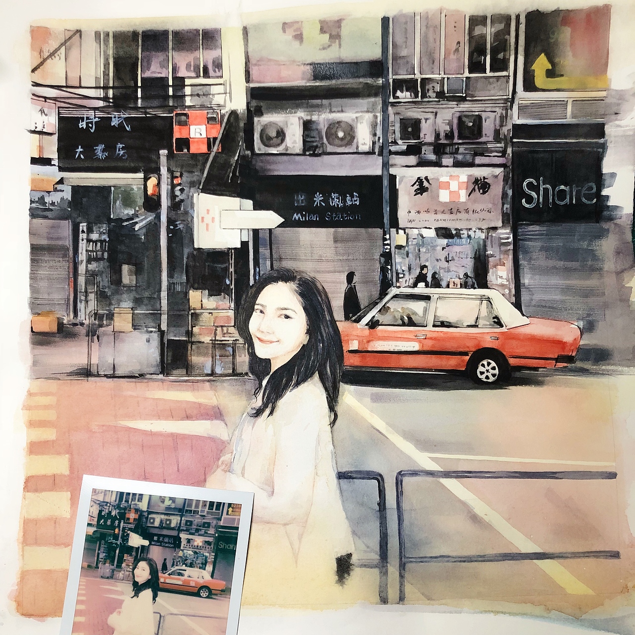 水彩人像（图ZMTc5NjgyOTI0） - 绘画 - 站酷设计师树上没有_猫原创素材 - 站酷ZCOOL