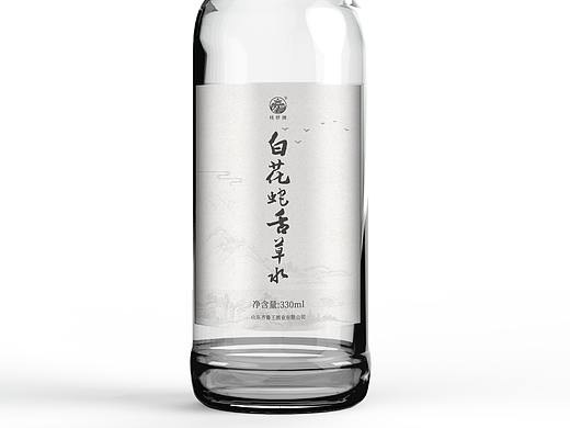 栈桥百花蛇草水包装设计