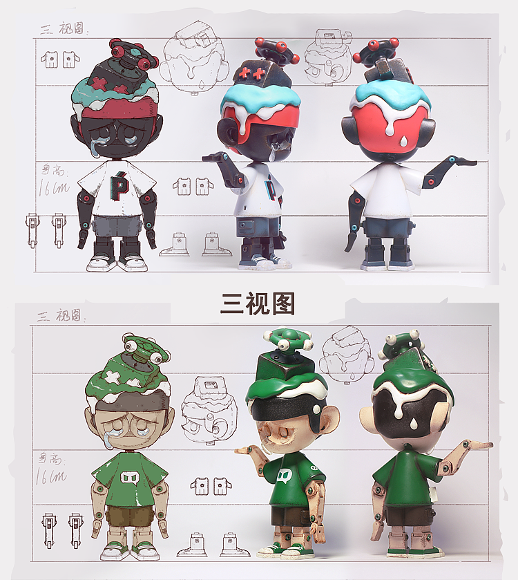 系列潮玩《P-PET》（图ZMjYyODU0MTI4） - 手办/模玩 - 站酷设计师皮非原创素材 - 站酷ZCOOL