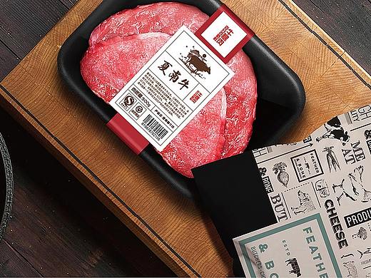 【包装】【牛肉包装】夏南牛——驻马店特产（非商用）（个人主页-ZMjkwMDUyMDA=） - 包装 - 站酷设计师Ameron原创素材 - 站酷ZCOOL