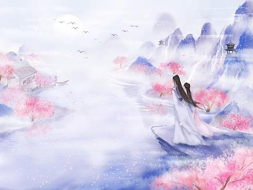 古风山水意境组图-桃花源