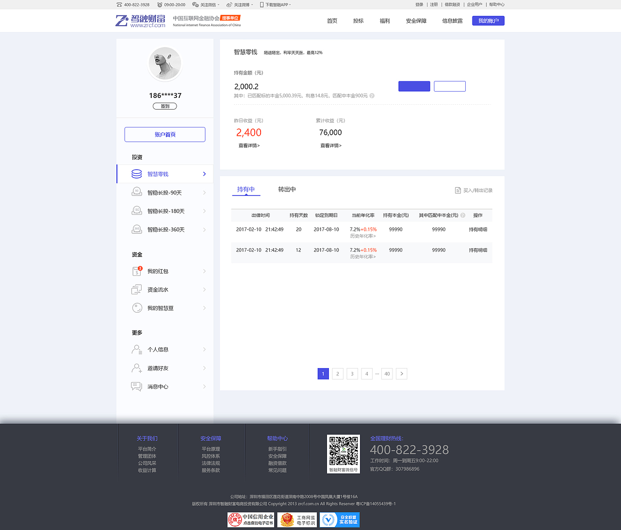 智融财富网页页面设计（图ZMTQ5MjIwMTA0） - 运营设计 - 站酷设计师dalang007原创素材 - 站酷ZCOOL