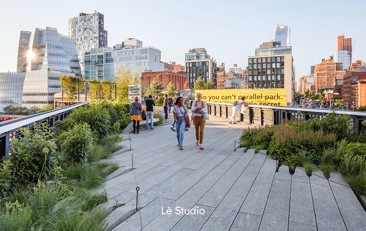 曼哈顿的空中花园 high line park