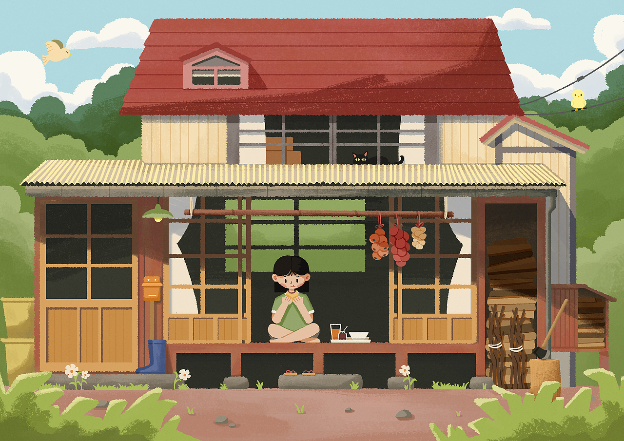 小森的夏天（图ZMjg3NDg2NDI0） - 创作习作 - 站酷设计师又不起床又不睡原创素材 - 站酷ZCOOL