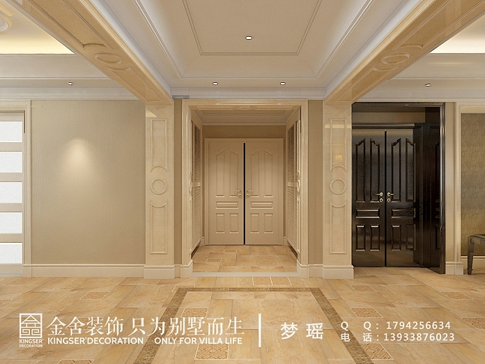 天山九峯210平米欧式风格装修效果图