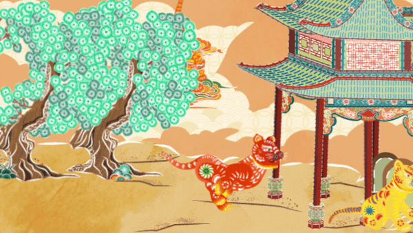 CGTN2022虎年春节片头动画（图ZMjg3MDA0NzUy） - 栏目片头 - 站酷设计师AguaiC原创素材 - 站酷ZCOOL