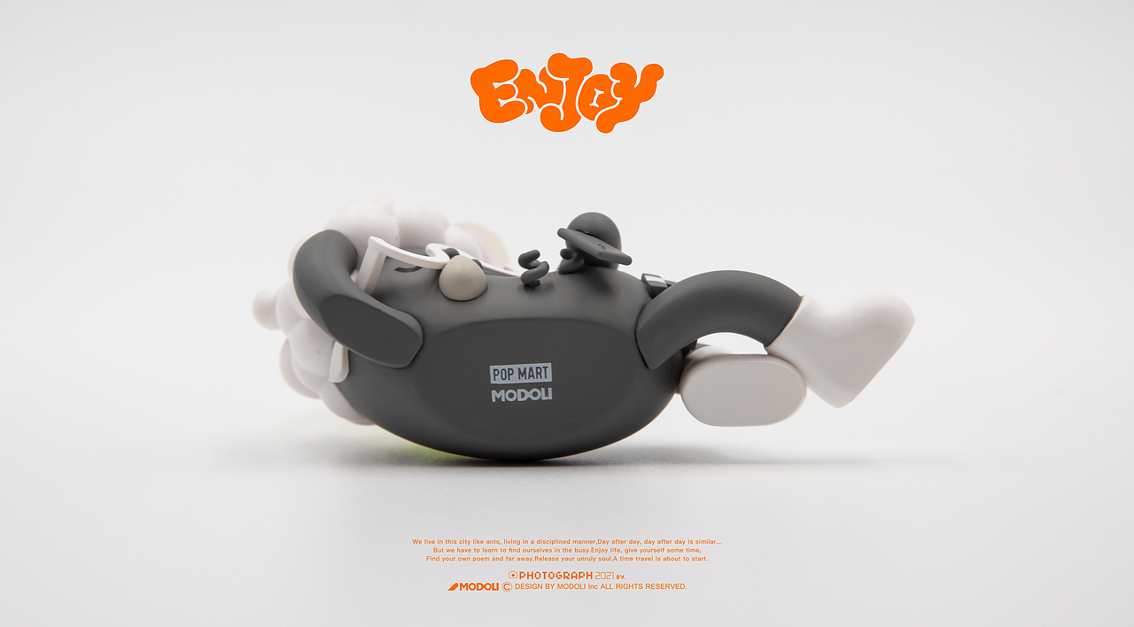 POP MART X MODOLI ENJOY系列盲盒细节展示
