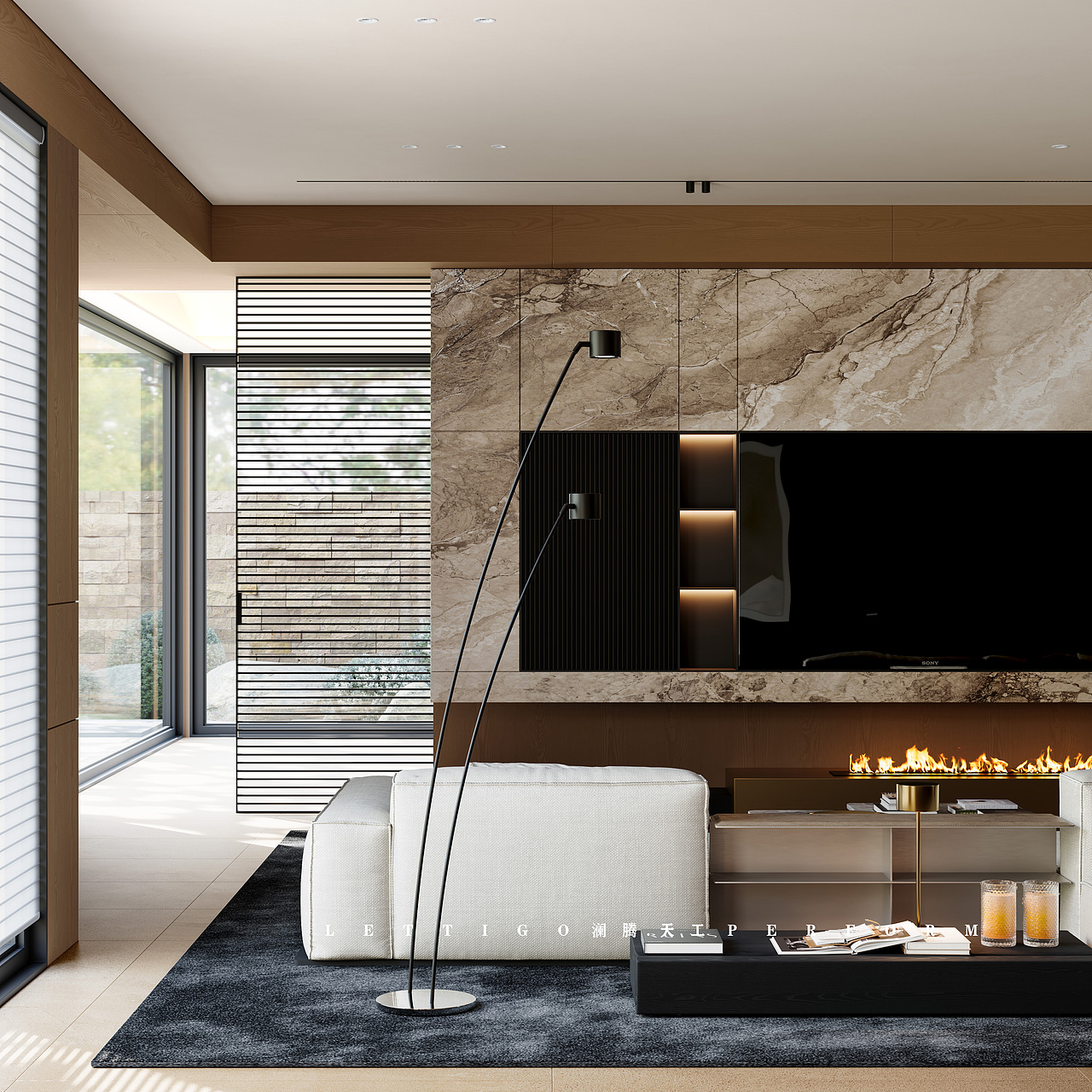 豪华超大别墅轻奢风格（图ZMzgxNjQ4ODMy） - 家装设计 - 站酷设计师澜腾天工表现李工原创素材 - 站酷ZCOOL