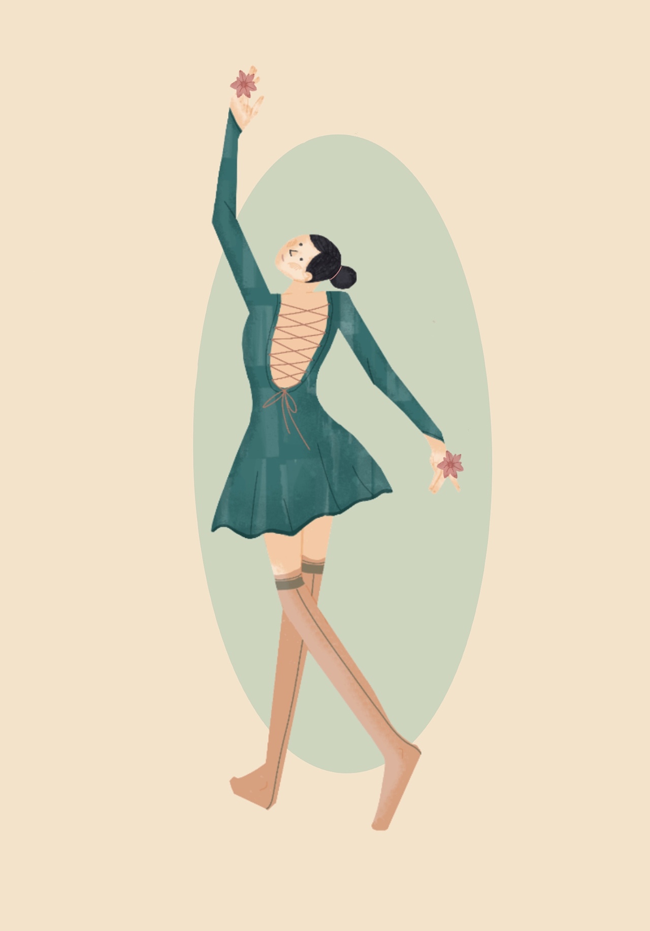 舞蹈|插画|创作习作|服装设计师starry_原创作品-站酷(zcool)