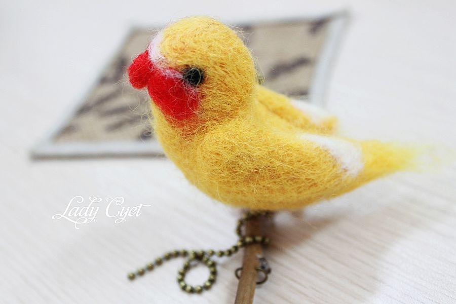 CYET的羊毛毡牡丹鹦鹉（图ZNDYzNTY0OA==） - 工艺品设计 - 站酷设计师自由的猞猁原创素材 - 站酷ZCOOL