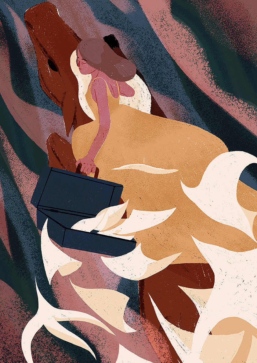 猫空白日梦-以梦为马主题插画比赛作品