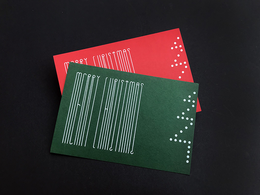 你好名片 | Merrry Christmas 圣诞节，红和绿更配哦