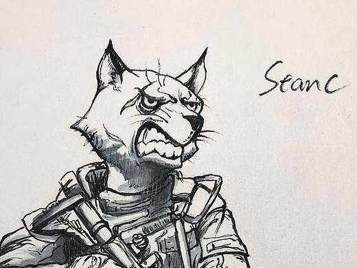 金政基插画临摹练习