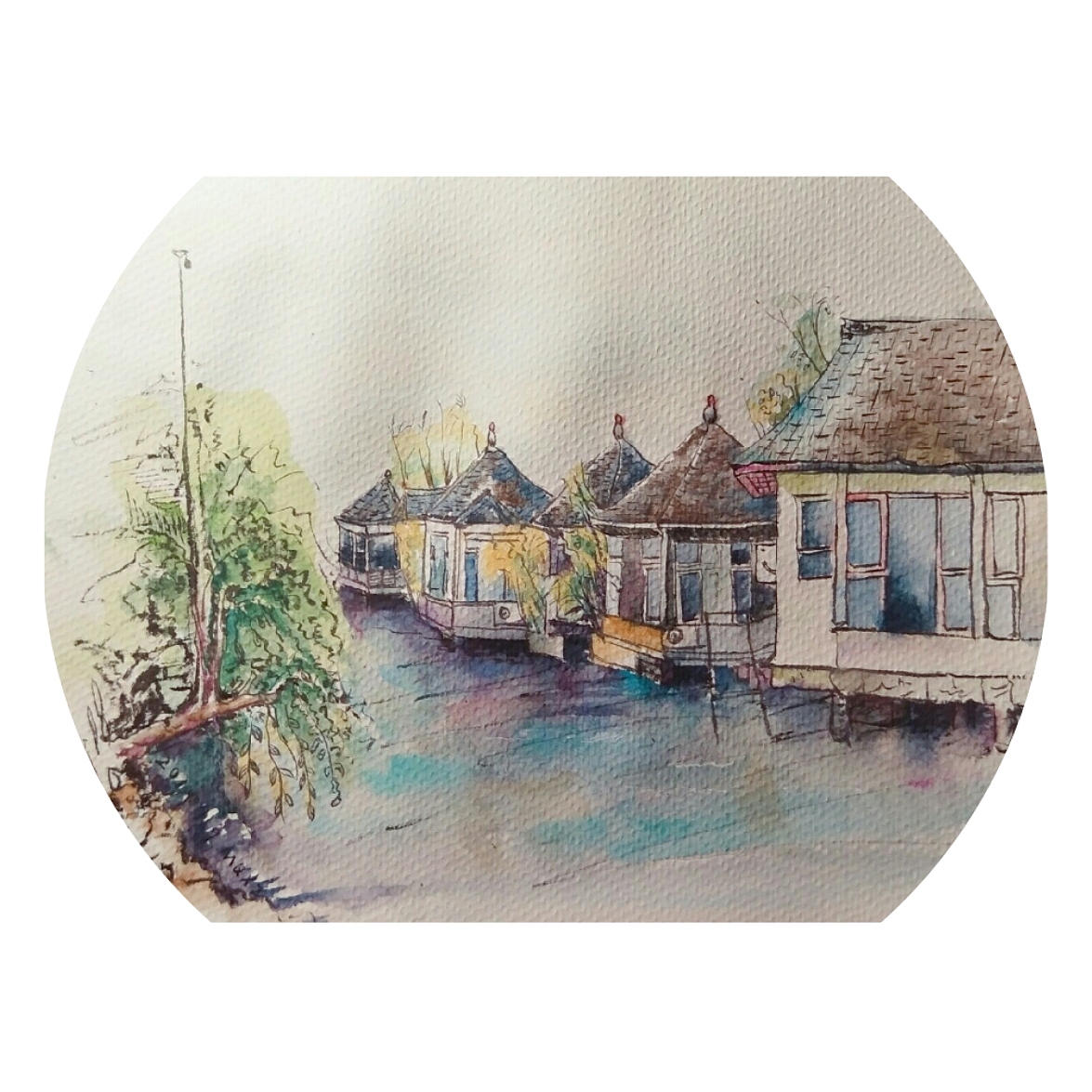 旧屋（图ZMTg0MjYwNDg0） - 绘画 - 站酷设计师麻雀仙子原创素材 - 站酷ZCOOL