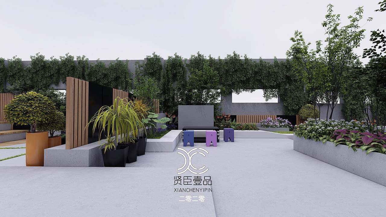 贤臣壹品2020第11个庭院景观项目