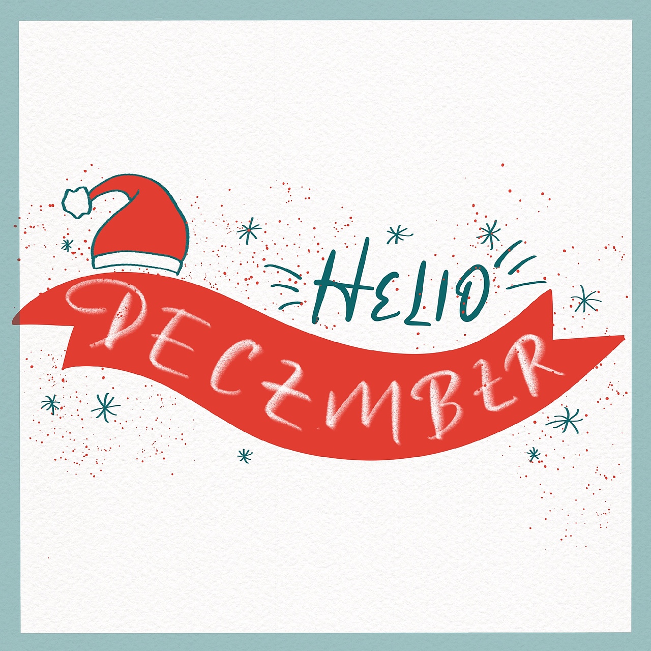 花体英文|12月份手帐标题brushletter