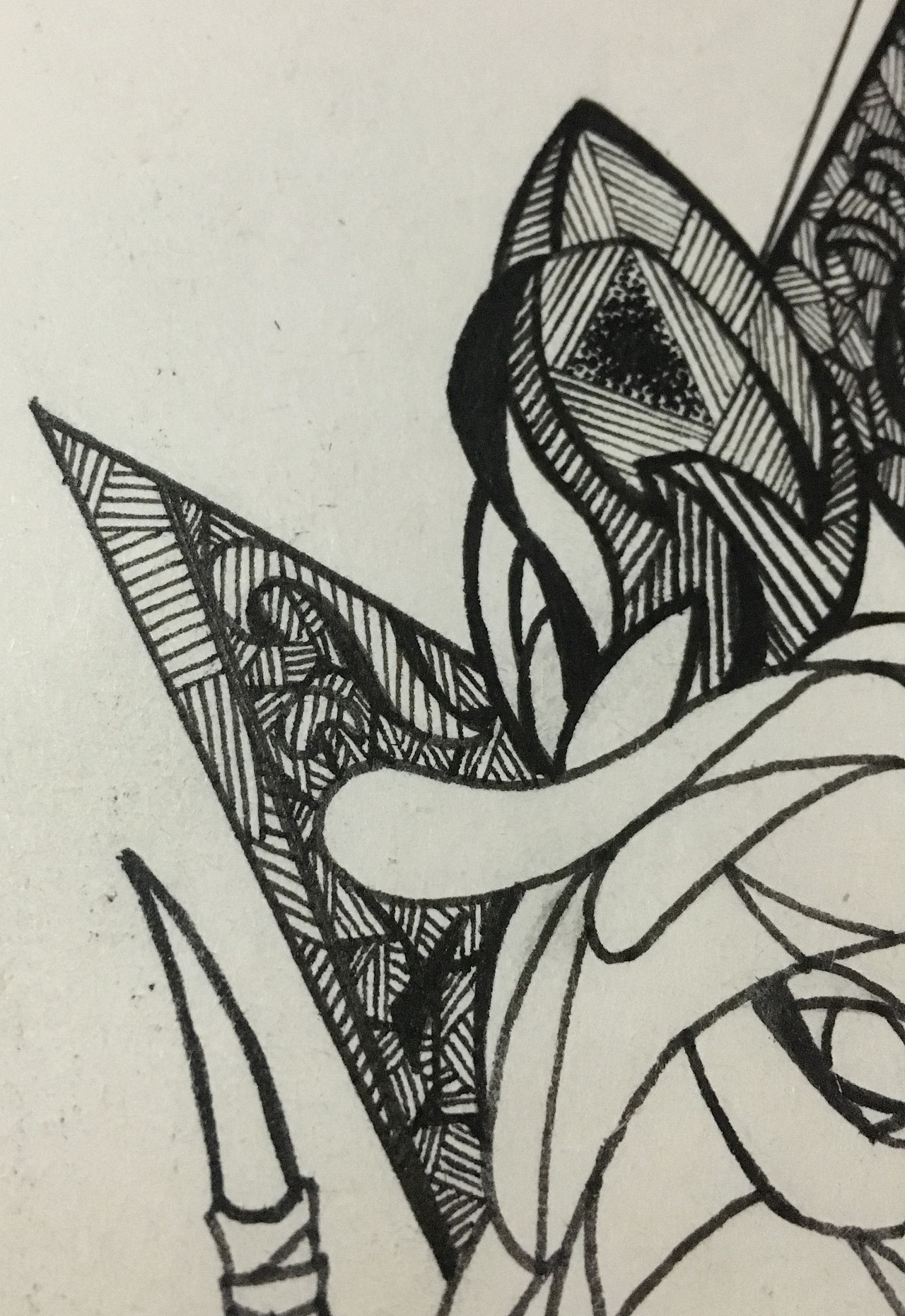 瞧着密集的线条,还好自己不是密集恐惧症患者……