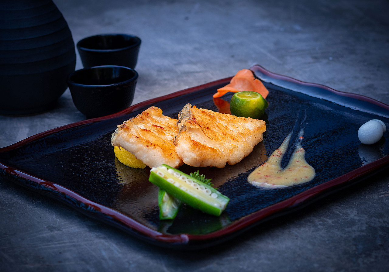 自然光拍摄日本铁板烧