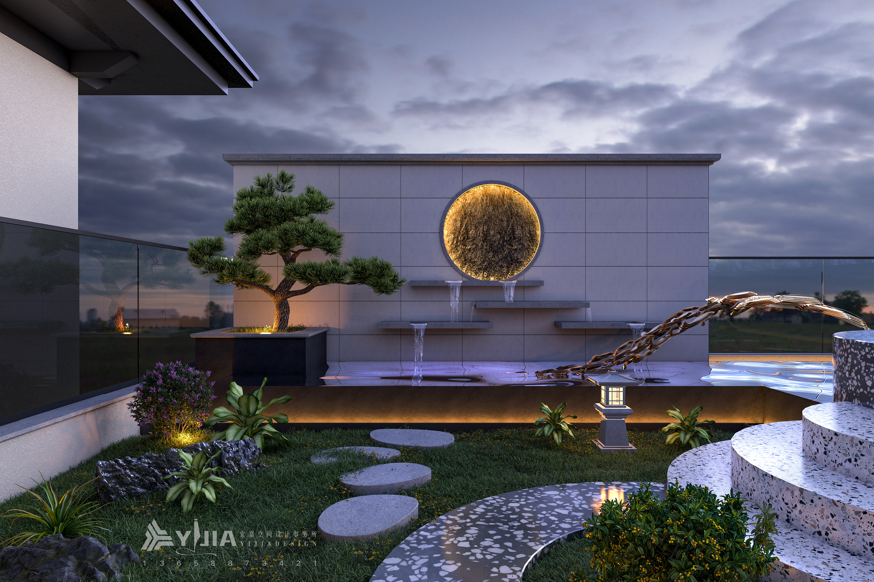 雅居乐流溪别院屋顶花园|空间|景观设计|宜嘉空间设计杨辅 - 原创作品