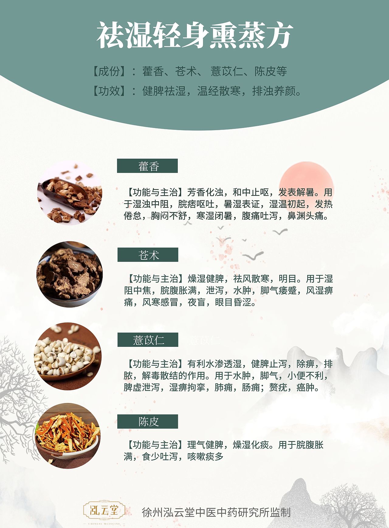 中医熏蒸方海报